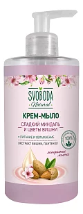 SVOBODA Жидкое крем-мыло Сладкий миндаль и цветы вишни, 350мл