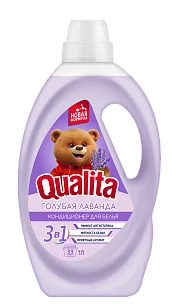QUALITA Кондиционер для белья Lavender флакон, 1000мл