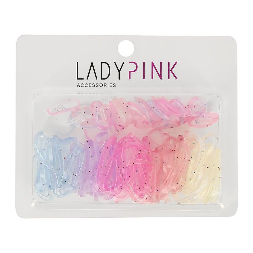 LADY PINK Набор резинок Box Basic, цветных
