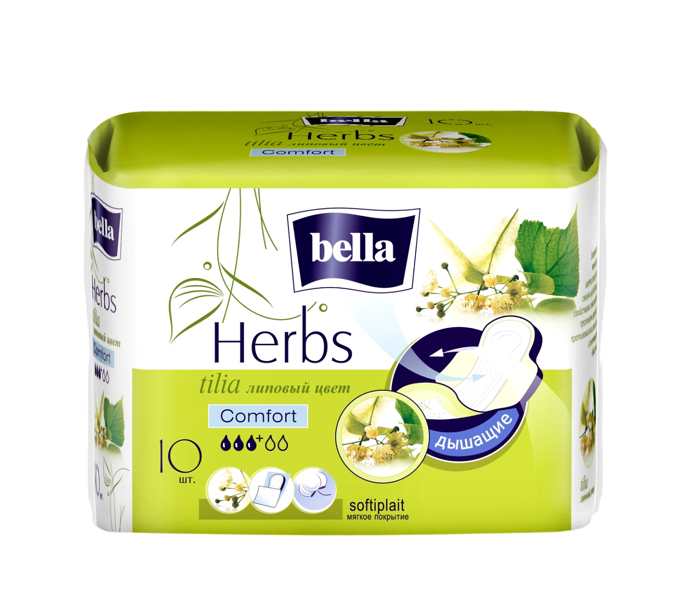 Bella Herbs Tilia Comfort Прокладки, 10шт