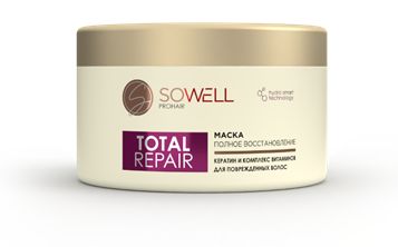 SoWell Маска для поврежденных волос Total Repair восстанавливающая 400мл