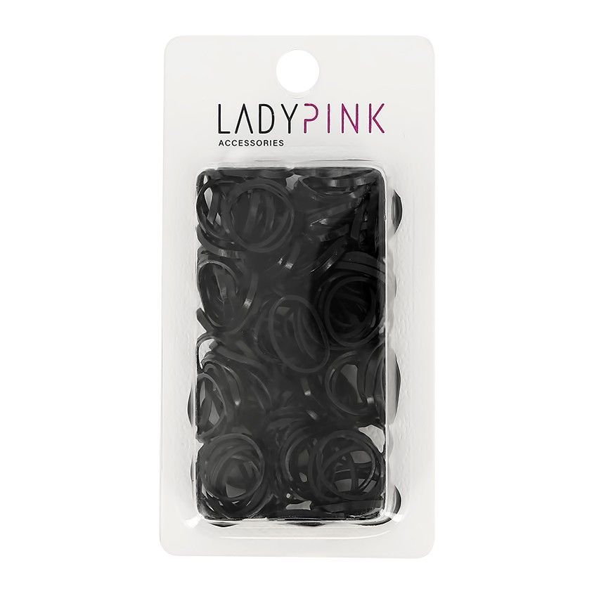 LADY PINK Набор резинок Box, черных