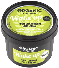 Organic shop Крем-увлажнение для лица Wake up, 100мл