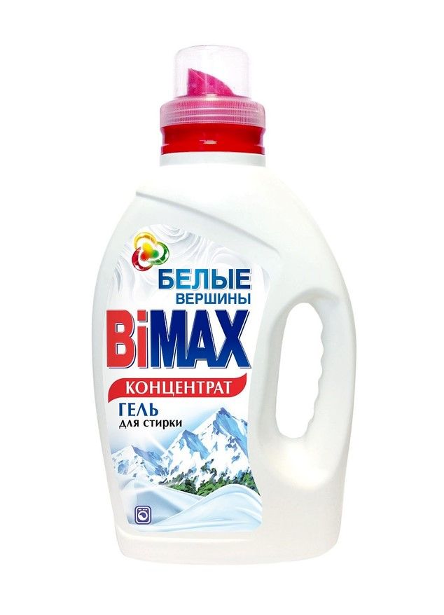 BiMax Жидкое средство для стирки Белые вершины, 1300гр