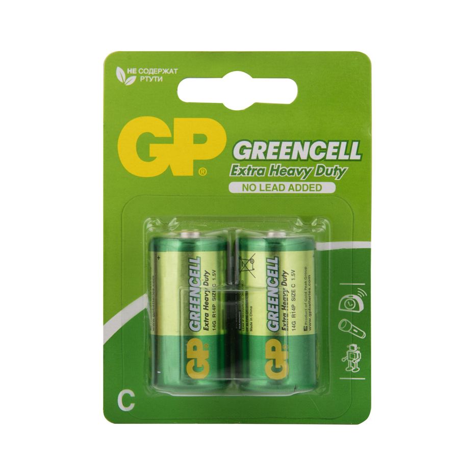 GP Extra Alkaline 14G-2CR2 Батарейки 2шт на, блистере