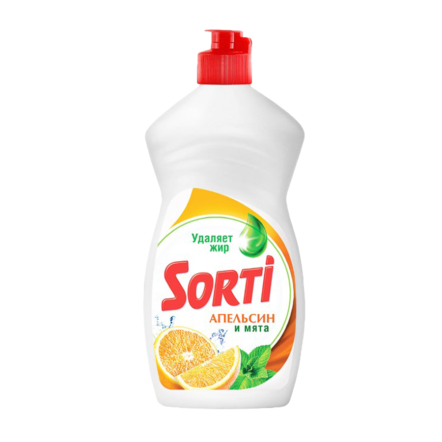 Sorti Жидкость д/посуды Апельсин и мята 450мл