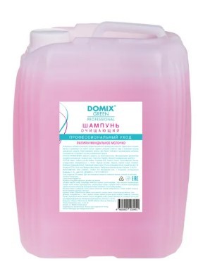 DOMIX Шампунь очищающий Лилия и миндальное молочко, 5л