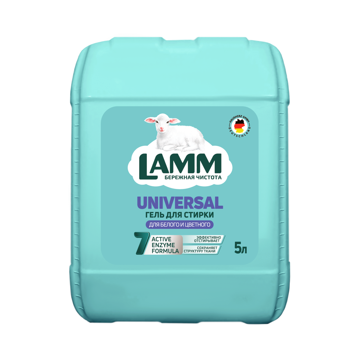 Lamm Жидкое средство для стирки Universal гель 5л (3шт)