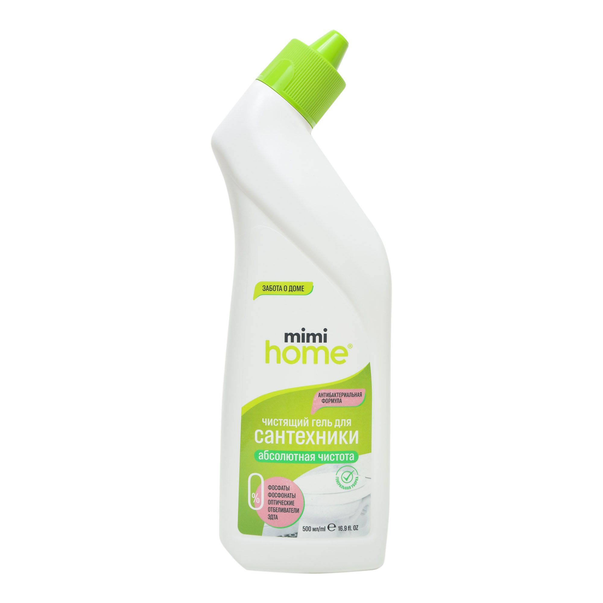Mimi Home Средство чистящее для сантехники Абсолютная чистота гель, 500мл