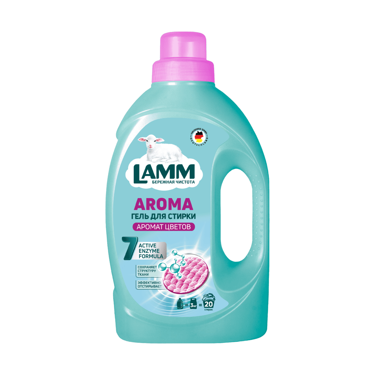 Lamm Жидкое средство для стирки Aroma гель 1,3 л