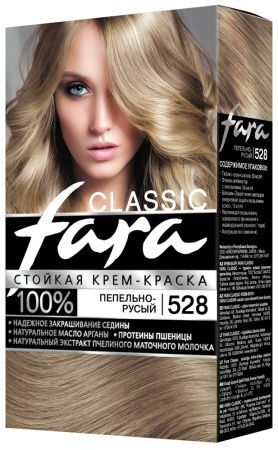 Fara Classic Краска для волос 528 Пепельно-русый (6шт в, кор)