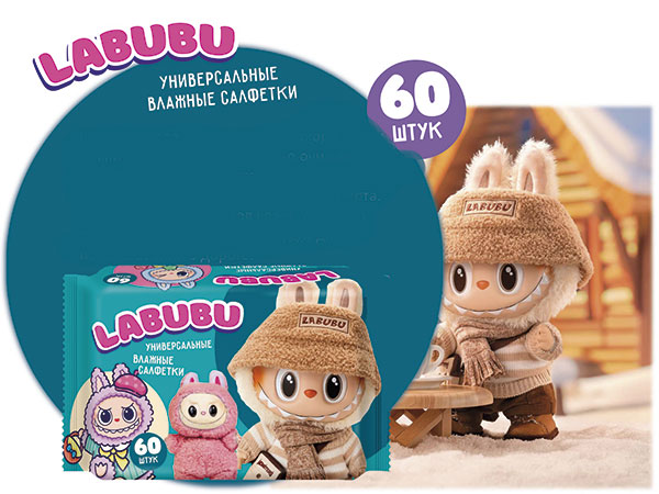 Labubu влажные салфетки