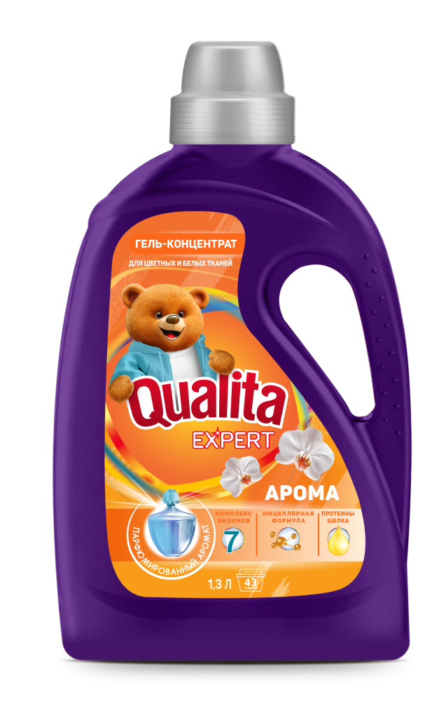 Гель QUALITA для цветных и белых тканей