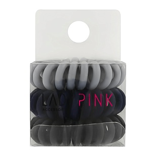 LADY PINK Набор резинок-пружинок SLINKY BOX темных цветов, 3шт
