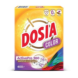 DOSIA Стиральный порошок ActivePro360 Автомат Color, 400гр