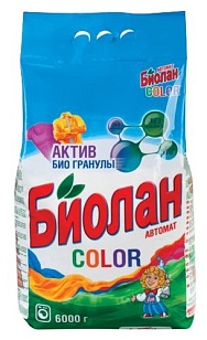 Биолан Стиральный порошок Автомат Color, 6000гр
