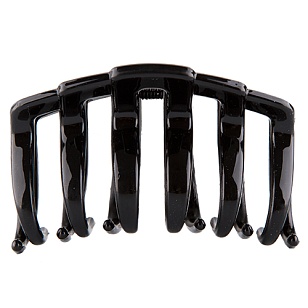 LADY PINK Краб Basic big clip черный, 1шт