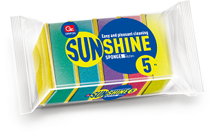 GRIFON Губки поролоновые SUNSHINE MINI 5шт