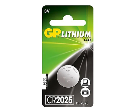GP Lithium CR2025 Батарейка дисковая 1шт в, блистере