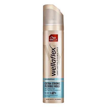 Wella Wellaflex Лак для волос Hairspray Flexible Extra Strong Hold ЭСФ 4, 75мл