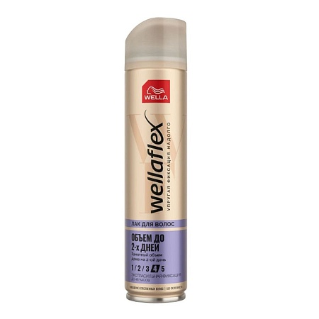 Wella Wellaflex Лак для волос Объём до 2-х дней ЭСФ 4, 250мл