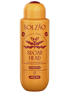 Solzao Гель для душа Sugar Head бразильский орех 400мл