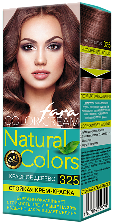 Fara Natural Colors Краска для волос 325 Красное дерево (15шт в, кор)