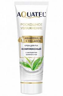 Aquatel Крем для рук с экстрактом зеленого чая туба, 75мл
