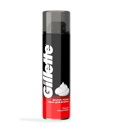 Gillette Пена для бритья Классическая, 200мл
