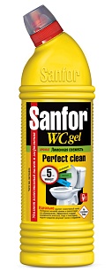 Sanfor WС Gel Средство чистящее Лимонная свежесть, 750мл