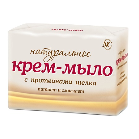Невская Косметика Крем-мыло Натуральное с протеинами шелка,, 4x100г