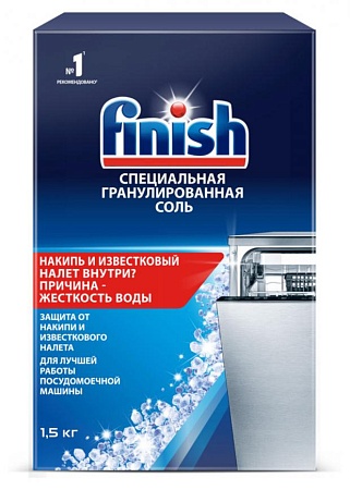 Finish Соль для посудомоечных машин 1,5кг (6шт в, кор)