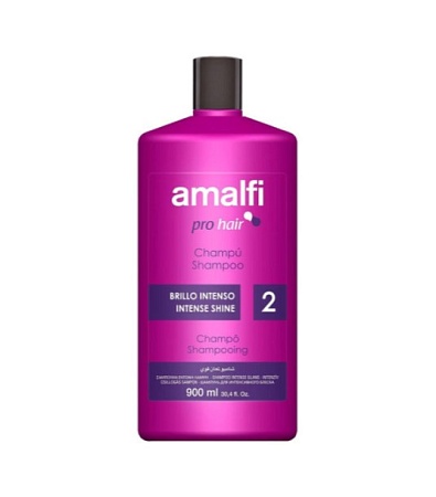 AMALFI Шампунь Профессиональный Интенсивный блеск для всех типов волос, 900мл