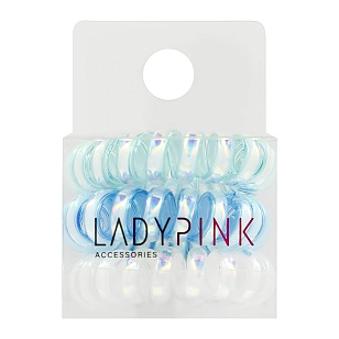LADY PINK Набор резинок-пружинок SLINKY BOX цветных полосатых, 3шт
