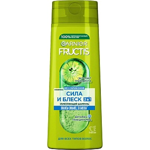 FRUCTIS Шампунь 2в1 Сила и блеск 400мл