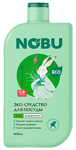 Nobu Средство д/мытья посуды Алоэ 600мл