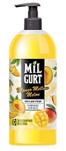 Milgurt Жидкое крем-мыло Манго и дыня в йогурте, 860мл
