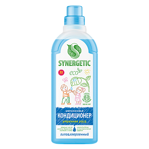 SYNERGETIC Кондиционер-ополаскиватель для белья Утренняя роса, 1л