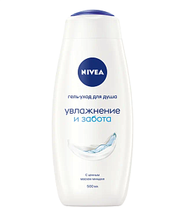 Nivea Гель-уход для душа Увлажнения и забота, 250мл