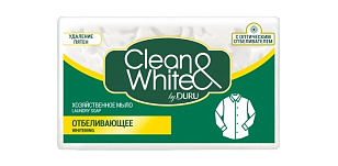 DURU Clean&White Хозяйственное мыло Отбеливающее 4х120г