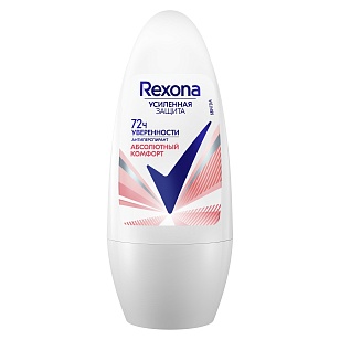 REXONA Део ролик Абсолютный комфорт 72ч, 50мл