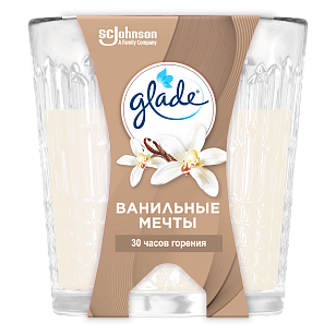 Glade Ароматическая свеча Ванильные мечты 130г