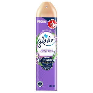 Glade Освежитель воздуха Безмятежная лаванда и алоэ 300мл