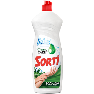 Sorti Жидкость для посуды Бальзам с алоэ вера, 900мл
