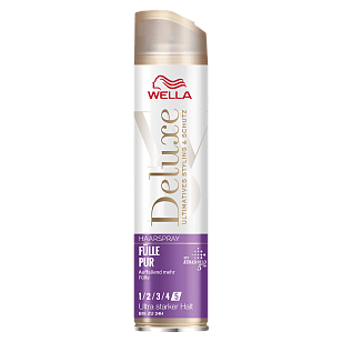 Wella Deluxe Лак для волос Fulle pur Насыщенный чистотой УСФ 5, 250мл