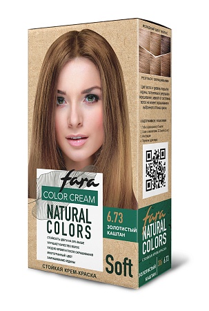 Fara Natural Colors Soft Краска для волос 306 Золотой, каштан