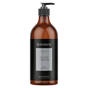 SYNERGETIC Гель д/душа парфюмированный Black pepper/Черный перец 750мл