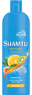 SHAMTU Шампунь Питание и сила с экстрактами Фруктов, 500мл