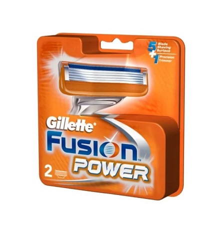 Gillette Fusion Power кассеты, 2шт