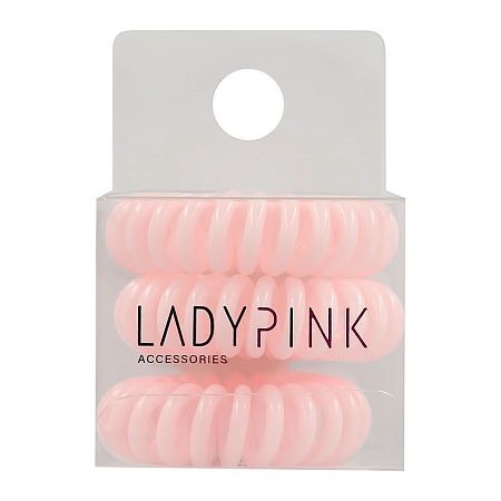 LADY PINK Набор резинок-пружинок SLINKY BOX розовых, 3шт